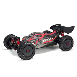 PowerHobby ARRMA ARA8606V5 1/8 Typhon 6S BLX 4x4 Brushless Buggy Black RTR Spektrum