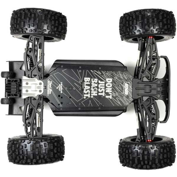 ARRMA - ARA8611V6T2 1/8 NOTORIOUS 6S V6 4X4 BLX Brushless Stunt Truck RTR, Black
