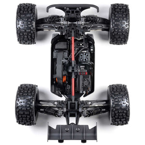 ARRMA - ARA8611V6T2 1/8 NOTORIOUS 6S V6 4X4 BLX Brushless Stunt Truck RTR, Black