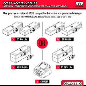 Arrma 1/8 KRATON 6S EXB 4X4 RTR Brushless Speed Truck BLACK