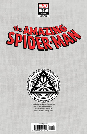 [Signed by Nathan Szerdy] AMAZING SPIDER-MAN #37 [GW] UNKNOWN COMICS NATHAN SZERDY EXCLUSIVE VIRGIN VAR [IN STOCK]