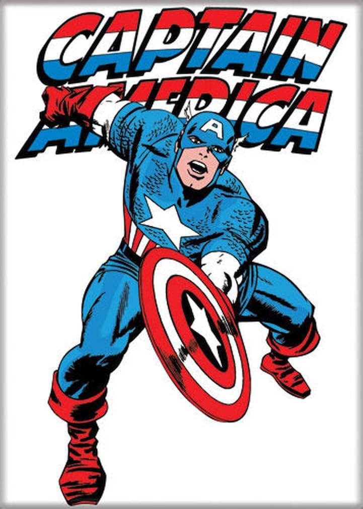 Little Shop of Magic Marvel Comics Classic: Captain America Magnet — Toys and Collectible