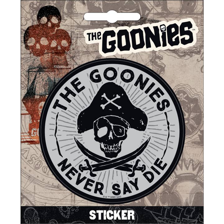 Little Shop of Magic Goonies: Never Say Die Sticker — Toys and Collectible