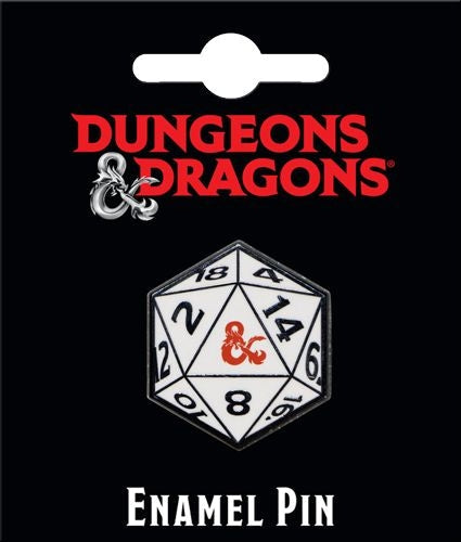 Little Shop of Magic Dungeons & Dragons: 20 Sided Die Enamel Pin — Toys and Collectible