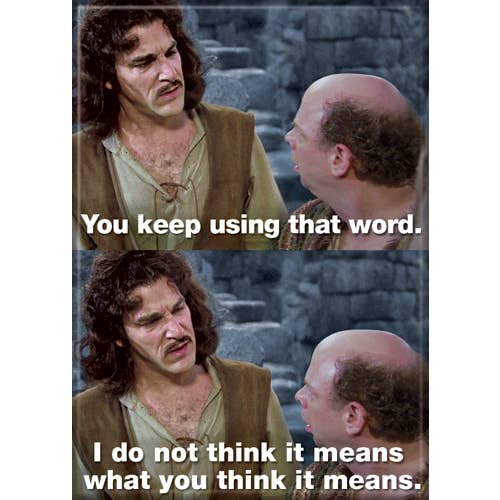 Little Shop of Magic Princess Bride: What You Think It Means Magnet - 2.5" x 3.5" — Toys and Collectible