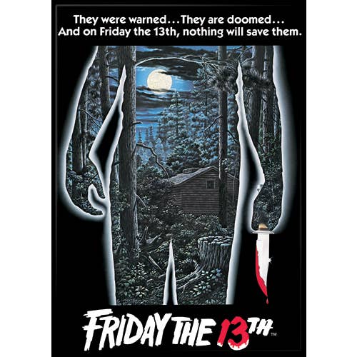 Little Shop of Magic Friday the 13th: Movie Poster Magnet — Toys and Collectible