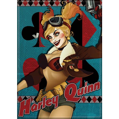 Little Shop of Magic DC Comics: Bombshells - Harley Quinn - Magnet — Toys and Collectible
