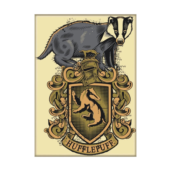 Little Shop of Magic Harry Potter: Hufflepuff Crest Magnet - Alternate — Toys and Collectible