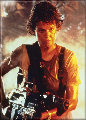 Little Shop of Magic Alien Movie: Ripley Flame Thrower Magnet — Toys and Collectible
