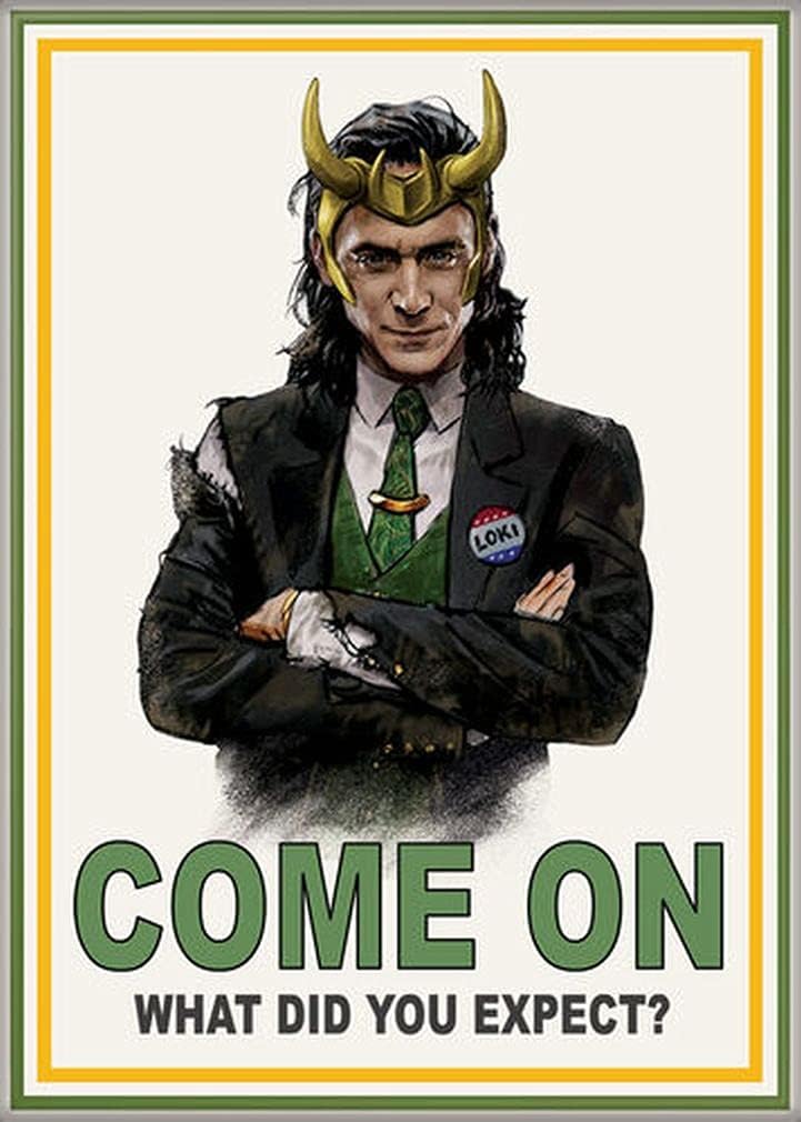 Little Shop of Magic Marvel Studios: Loki Come On Magnet — Toys and Collectible