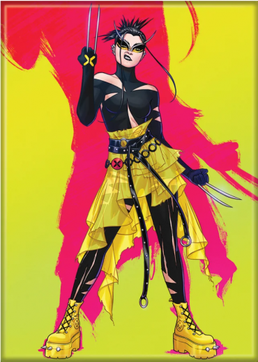 Little Shop of Magic Marvel Comics: Wolverine Hellfire Gala X23 Daughterman Magnet — Toys and Collectible