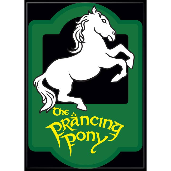 Little Shop of Magic Lord of The Rings: The Prancing Pony Sign Magnet — Toys and Collectible