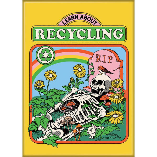 Little Shop of Magic Steven Rhodes: Learn About Recycling Magnet — Toys and Collectible