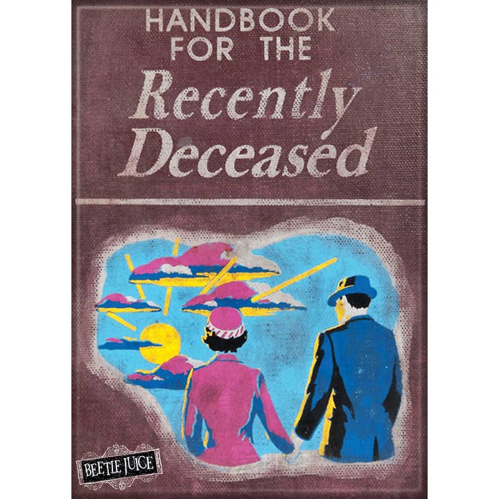 Little Shop of Magic Beetlejuice: Handbook for The Recently Deceased Magnet — Toys and Collectible