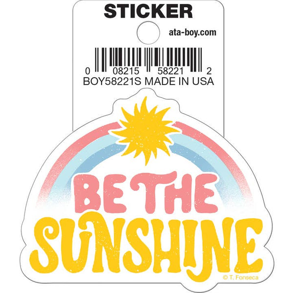 Little Shop of Magic Tobe Fonseca: Be the Sunshine Die Cut Vinyl Sticker - 3" — Toys and Collectible