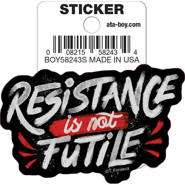 Little Shop of Magic Tobe Fonseca: Resistance is Not Futile Die Cut Vinyl Sticker - 3" — Toys and Collectible