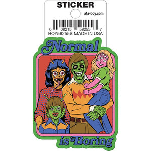 Little Shop of Magic Steven Rhodes: Normal Is Boring Die Cut Vinyl Sticker - 3" — Toys and Collectible