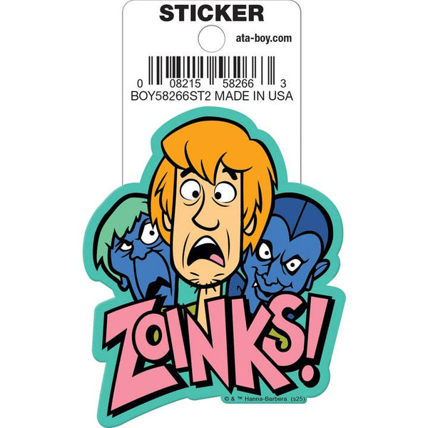Little Shop of Magic Scooby Doo: Shaggy Zoinks Die Cut Vinyl Sticker - 3" — Toys and Collectible