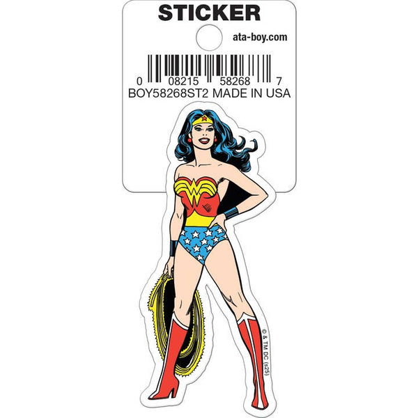 Little Shop of Magic DC Comics: Wonder Woman Classic Die Cut Vinyl Sticker - 3" — Toys and Collectible