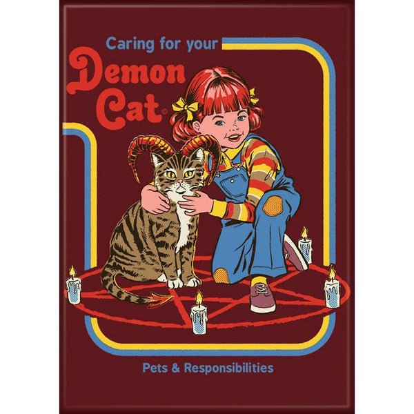 Little Shop of Magic Steven Rhodes: Demon Cat Magnet — Toys and Collectible