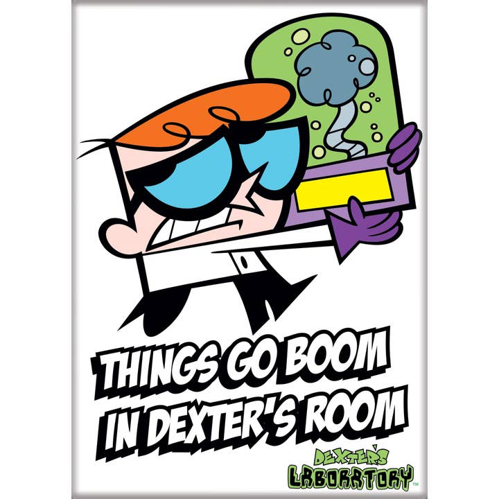 Little Shop of Magic Dexter's Lab: Things Go Boom Magnet — Toys and Collectible