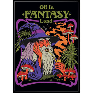 Little Shop of Magic Steven Rhodes: Off in Fantasy Land Magnet — Toys and Collectible