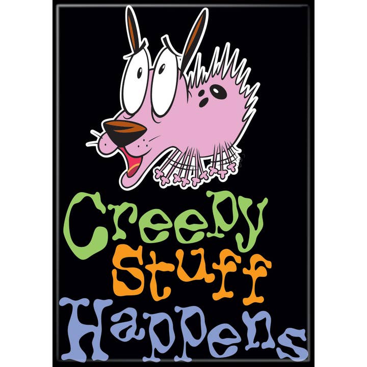 Little Shop of Magic Courage the Cowardly Dog: Creepy Stuff Happens Magnet — Toys and Collectible