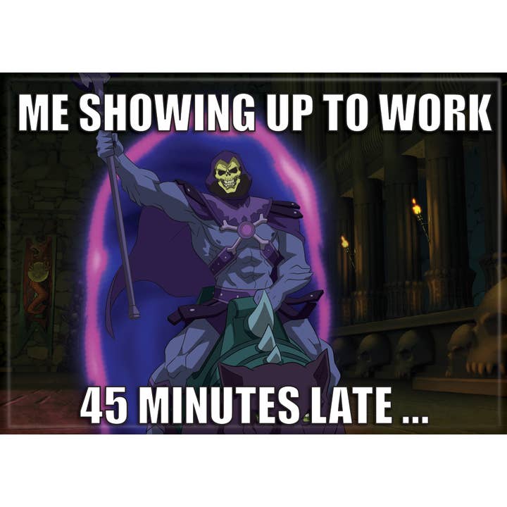 Masters of the Universe: 45 Minutes Late Magnet