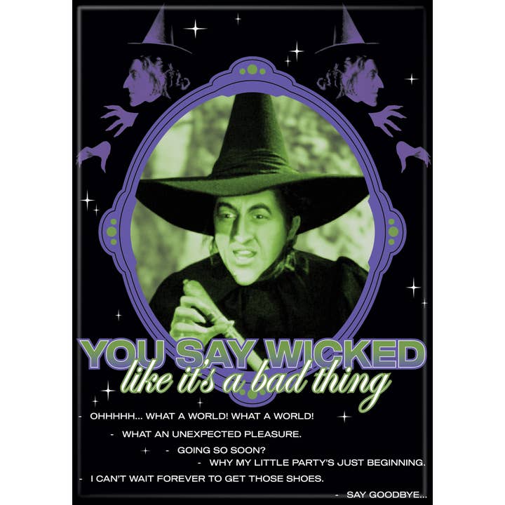 Wizard of Oz: You Say Wicked Like it’s a Bad Thing Magnet