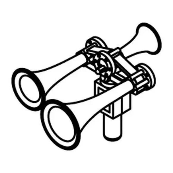 Athearn ATH02023 HO Horn, Leslie RSL-3L-R/Low Profile (3)