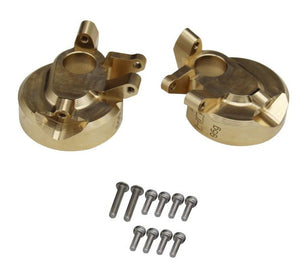 HOT RACING 132g Brass Currie F9 Portal Steering Knuckle AXIAL SCX10 III