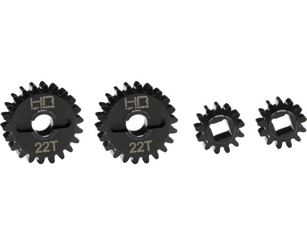 Hot racing Over Drive Portal Machined Gear Set, 13-22T, for Axial Capra UTB