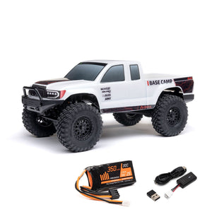 Axial 1/24 SCX24 Base Camp 4X4 RTR Brushed Rock Crawler White