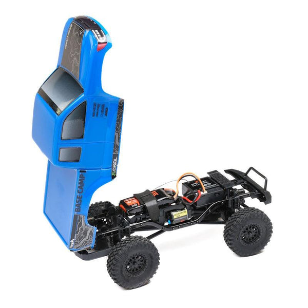 Axial 1/24 SCX24 Base Camp 4X4 RTR Brushed Rock Crawler Blue