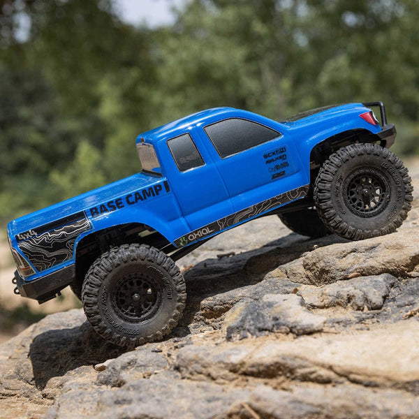 Axial 1/24 SCX24 Base Camp 4X4 RTR Brushed Rock Crawler Blue