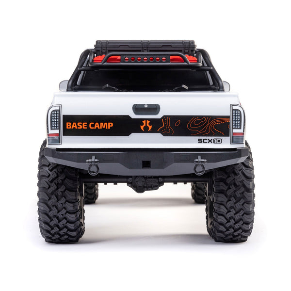 Axial AXI-1375T1 1/10 SCX10 III Base Camp 4X4 RTR Brushed Rock Crawler, White