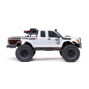 Axial AXI-1375T1 1/10 SCX10 III Base Camp 4X4 RTR Brushed Rock Crawler, White