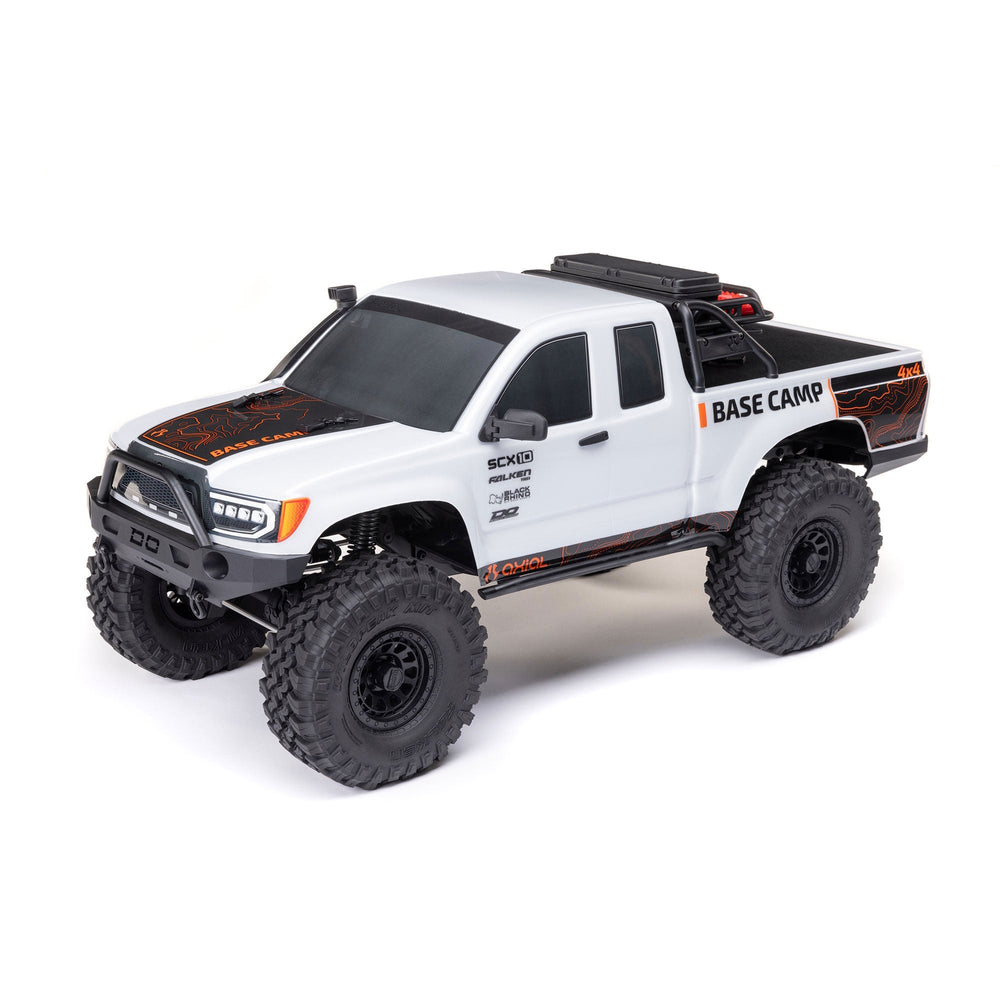 Axial AXI-1375T1 1/10 SCX10 III Base Camp 4X4 RTR Brushed Rock Crawler, White