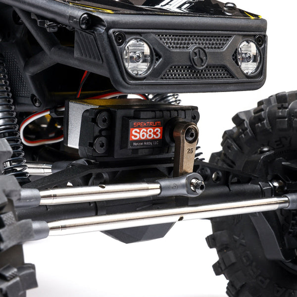 Axial AXI-1543T2 1/10 UTB10 Capra 1.9 4WS 4X4 RTR Brushed Rock Crawler, Yellow
