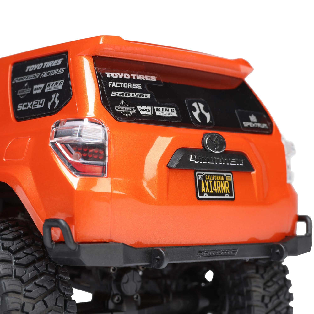 Axial AXI-2035T1 1/24 SCX24 Toyota 4Runner 4X4 RTR Brushed Rock Crawler - Orange