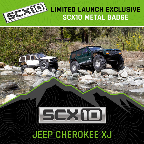 Axial 1/10 SCX10 III Jeep Cherokee XJ 4X4 RTR Brushed Rock Crawler Green