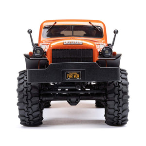 Axial AXI00007 SCX24 40's 4DR Dodge Power Wagon 1/24, 4 Wheel Drive-RTR - Orange