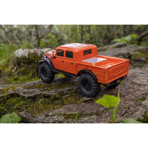 Axial AXI00007 SCX24 40's 4DR Dodge Power Wagon 1/24, 4 Wheel Drive-RTR - Orange