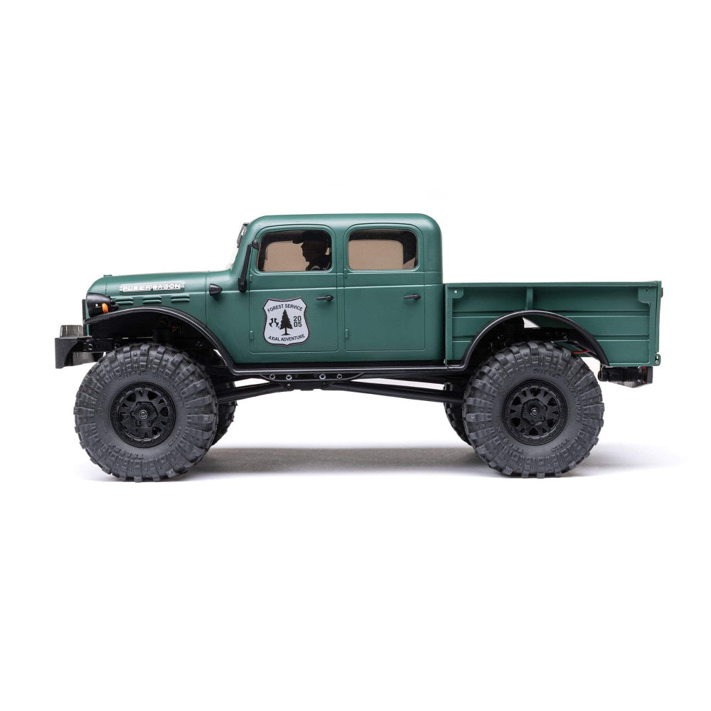 Axial SCX24 40's 4DR Dodge Power Wagon 1/24, 4 Wheel Drive-RTR - Green