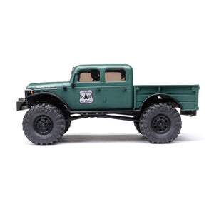 Axial SCX24 40's 4DR Dodge Power Wagon 1/24, 4 Wheel Drive-RTR - Green
