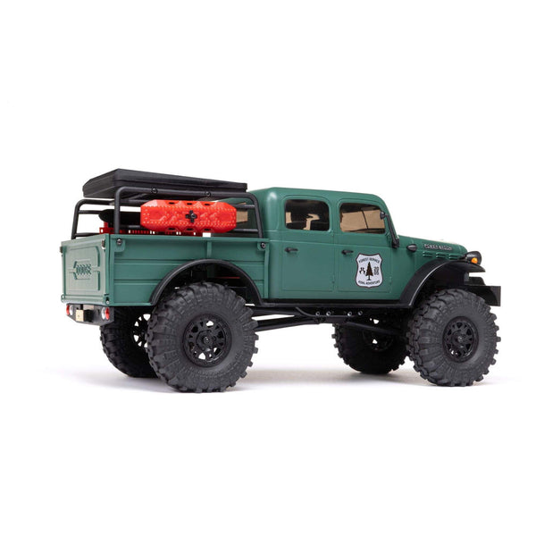 Axial SCX24 40's 4DR Dodge Power Wagon 1/24, 4 Wheel Drive-RTR - Green