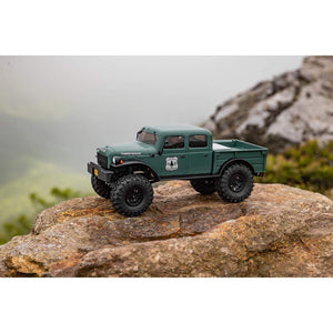 Axial SCX24 40's 4DR Dodge Power Wagon 1/24, 4 Wheel Drive-RTR - Green