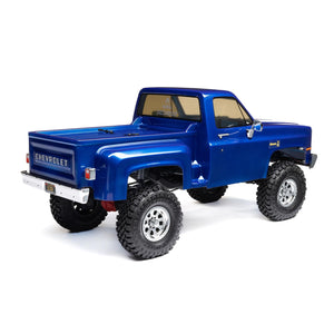 Axial SCX10 III Base Camp 1982 Chevrolet K10 4X4 Rock Crawler Blue w 3S Lipo Battery