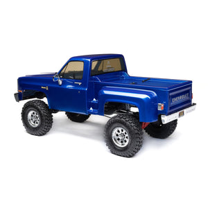 Axial SCX10 III Base Camp 1982 Chevrolet K10 4X4 Rock Crawler Blue w 3S Lipo Battery