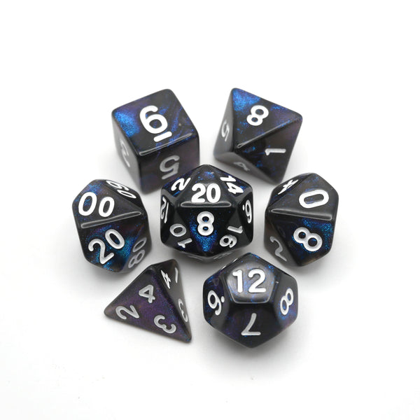 Aerodactyl's Wings - 7 Piece DnD Dice Set | Acrylic RPG Gaming Dice